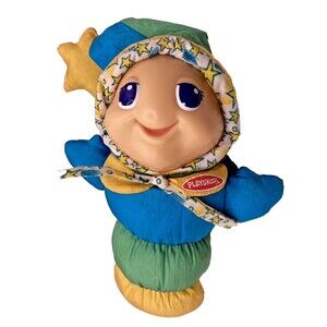 Vintage Playskool Glo Worm Light Up Plush Sweet Dreams Sleep Companion Works!